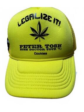 Cookies x Peter Tosh "Legalize It!" Yellow Trucker Hat